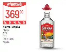 Globus Sierra Tequila nabídka