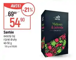 Globus Santée ovocný čaj nabídka