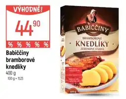 Globus Babiččiny bramborové knedlíky nabídka