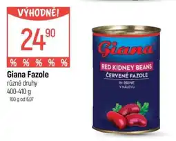 Globus Giana fazole nabídka
