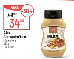 Globus Alba Gurmán hořčice nabídka