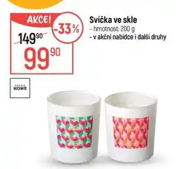 Globus Svíčka ve skle nabídka