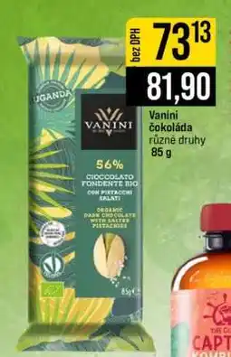 Jip Vanini čokoláda nabídka