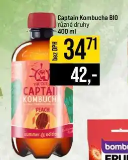 Jip Captain Kombucha BIO nabídka