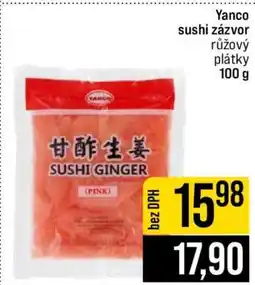 Jip Yanco sushi zázvor růžový plátky 100 g nabídka