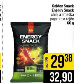 Jip Golden Snack Energy Snack nabídka