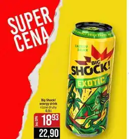 Jip Big Shock energy drink nabídka