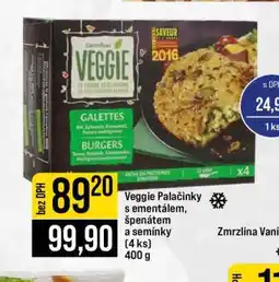 Jip Veggie Palačinky s ementálem, špenátem a semínky nabídka