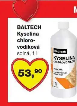 Barvy a laky drogerie BALTECH Kyselina chloro- vodíková solná nabídka