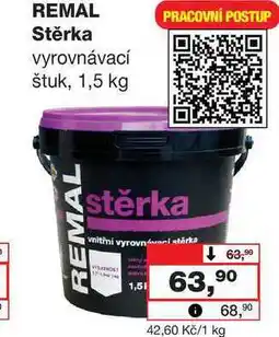 Barvy a laky drogerie REMAL Stěrka vyrovnávací štuk nabídka