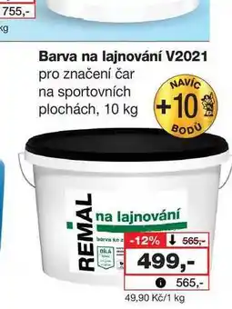 Barvy a laky drogerie Barva na lajnování V2021 pro značení čar na sportovních NAVIC plochách nabídka