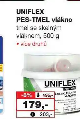 Barvy a laky drogerie UNIFLEX PES-TMEL vlákno tmel se skelným vláknem nabídka