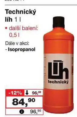 Barvy a laky drogerie Technický líh nabídka
