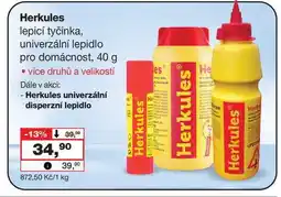 Barvy a laky drogerie Herkules lepicí tyčinka, univerzální lepidlo pro domácnost nabídka