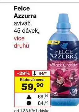 Barvy a laky drogerie Felce Azzurra aviváž, 45 dávek nabídka