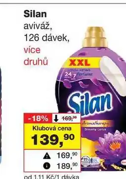 Barvy a laky drogerie Silan aviváž, 126 dávek nabídka