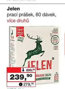 Barvy a laky drogerie Jelen prací prášek, 60 dávek nabídka