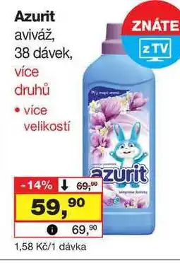 Barvy a laky drogerie Azurit aviváž, 38 dávek nabídka