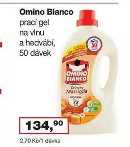 Barvy a laky drogerie Omino Bianco prací gel na vinu a hedvábí, 50 dávek nabídka