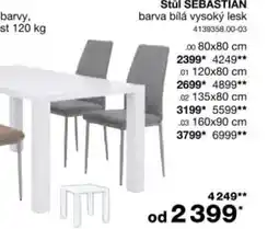 Sconto Stůl SEBASTIAN nabídka