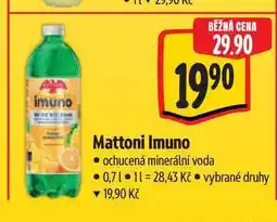 Albert Mattoni Imuno ochucená minerální voda nabídka