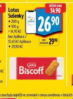 Albert Lotus Biscoff Karamelizované sušenky nabídka