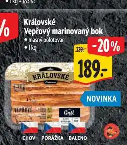 Albert Vepřový marinovaný bok nabídka