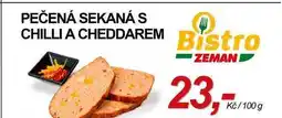 ZEMAN PEČENÁ SEKANÁ S CHILLI A CHEDDAREM Bistro nabídka
