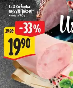Albert Le & Co Šunka nejvyšší jakosti nabídka
