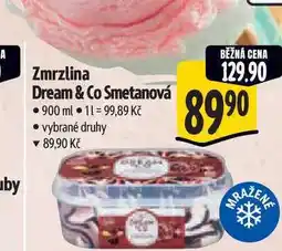 Albert Zmrzlina Dream & Co Smetanová nabídka