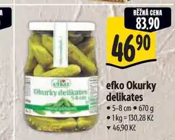 Albert efko Okurky delikates 5-8 cm nabídka