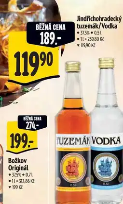 Albert Vodka nabídka
