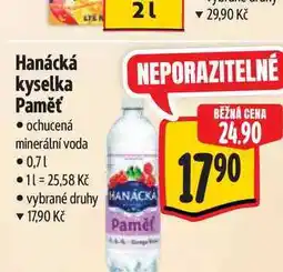 Albert Hanácká kyselka Paměť nabídka
