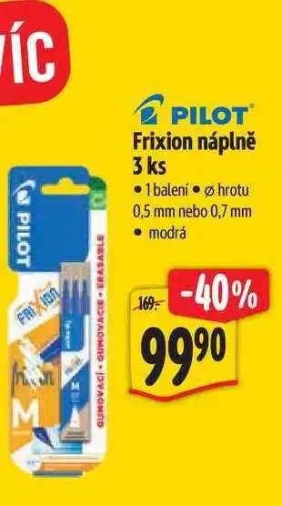 Albert Frixion náplně 3 ks nabídka