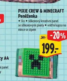 Albert PIXIE CREW & MINECRAFT Peněženka 1ks nabídka
