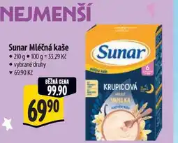 Albert Sunar Mléčná kaše nabídka