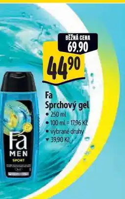 Albert Fa Sprchový gel nabídka