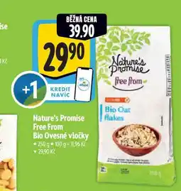 Albert Nature's Promise Free From Bio Ovesné vločky nabídka