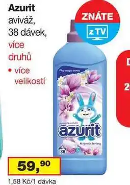 Ráj drogerie Azurit 38 dávek nabídka