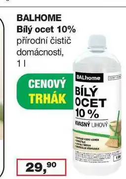 Ráj drogerie BALHOME Bílý ocet 10% nabídka
