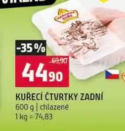 Terno KUŘECÍ ČTVRTKY ZADNÍ 600 g chlazené nabídka