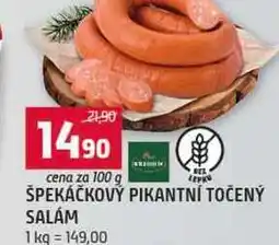 Terno ŠPEKÁČKOVÝ PIKANTNÍ TOČENÝ SALÁM nabídka