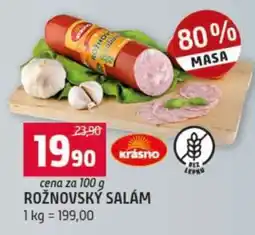 Terno Rožnovský salám nabídka