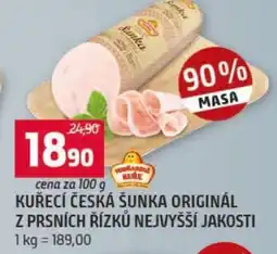 Terno KUŘECÍ ČESKÁ ŠUNKA ORIGINÁL Z PRSNÍCH ŘÍZKŮ NEJVYŠŠÍ JAKOSTI nabídka