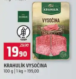 Terno Krahulík VYSOČINA nabídka