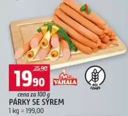 Terno Párky se sýrem nabídka