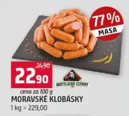 Terno Moravské klobásky nabídka