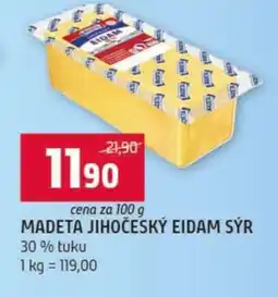 Terno MADETA Jihočeský Eidam sýr nabídka
