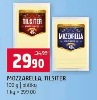 Terno MOZZARELLA, TILSITER nabídka