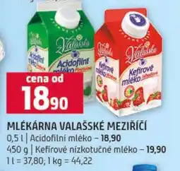 Terno Kefírové nízkotučné mléko nabídka